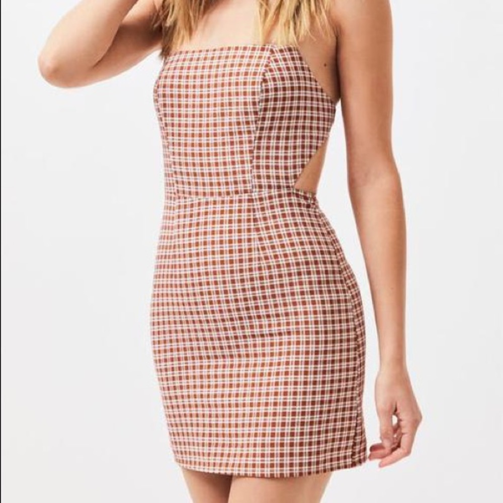 Pacsun x lottie moss gingham dress